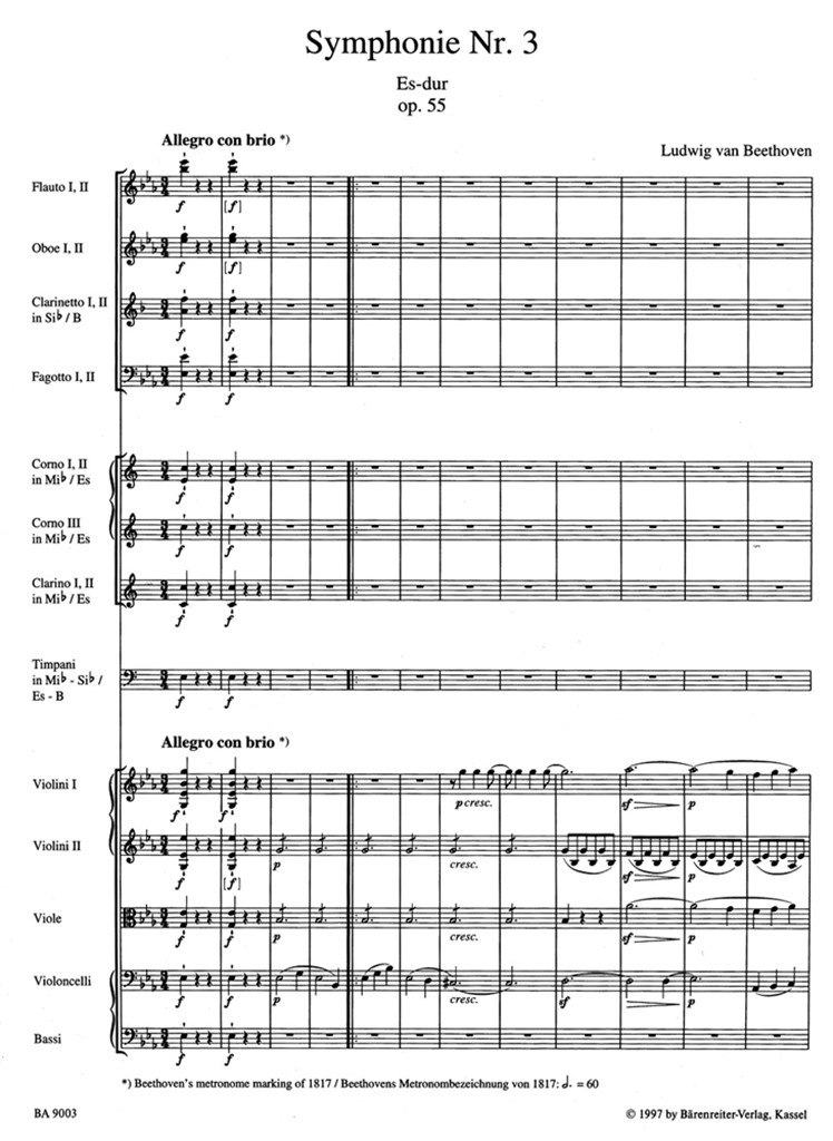 Symphony in Eb major No. 3
