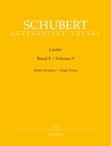 Lieder Volume 9 - High Voice
