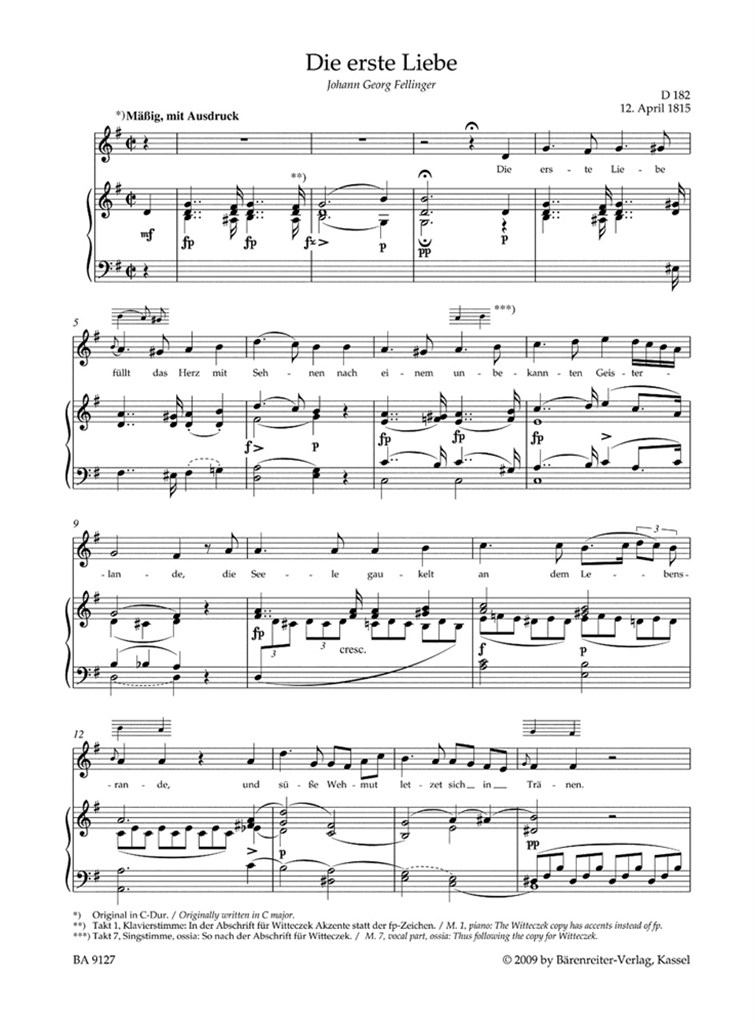 Lieder, Volume 7