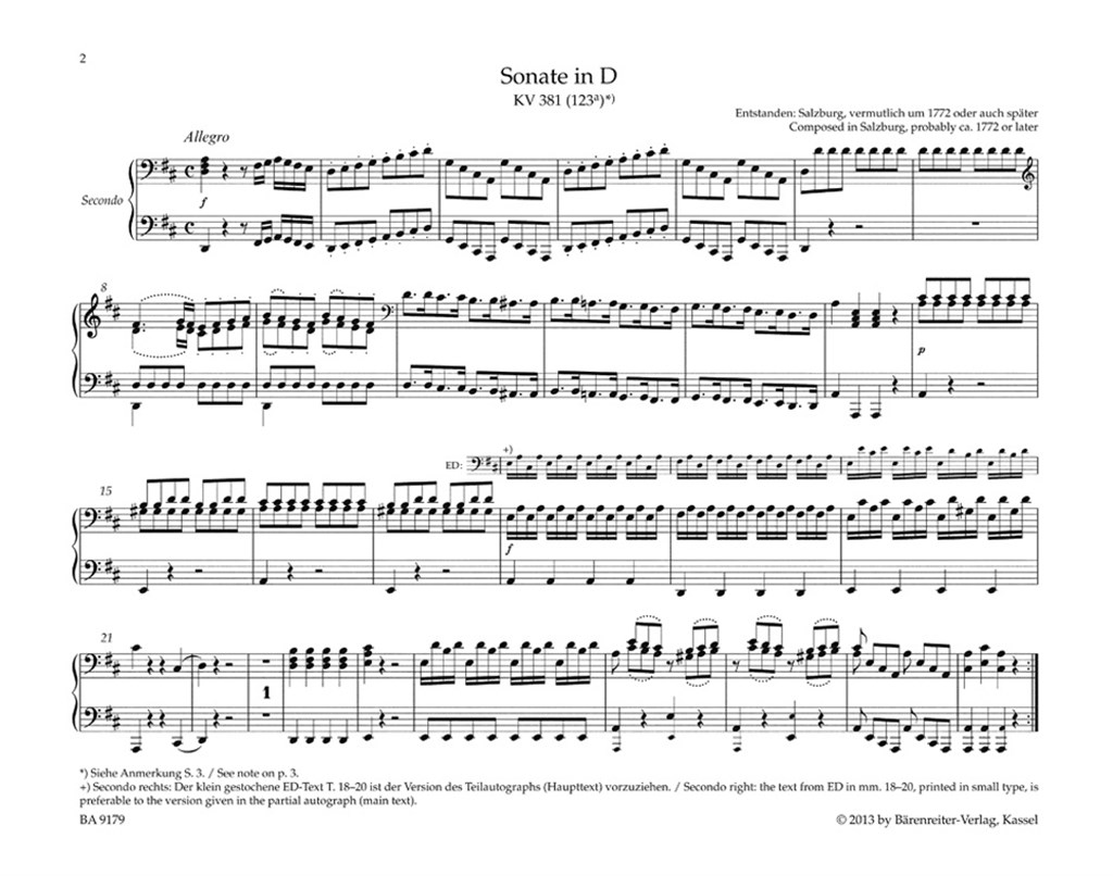 Works for Piano Duet