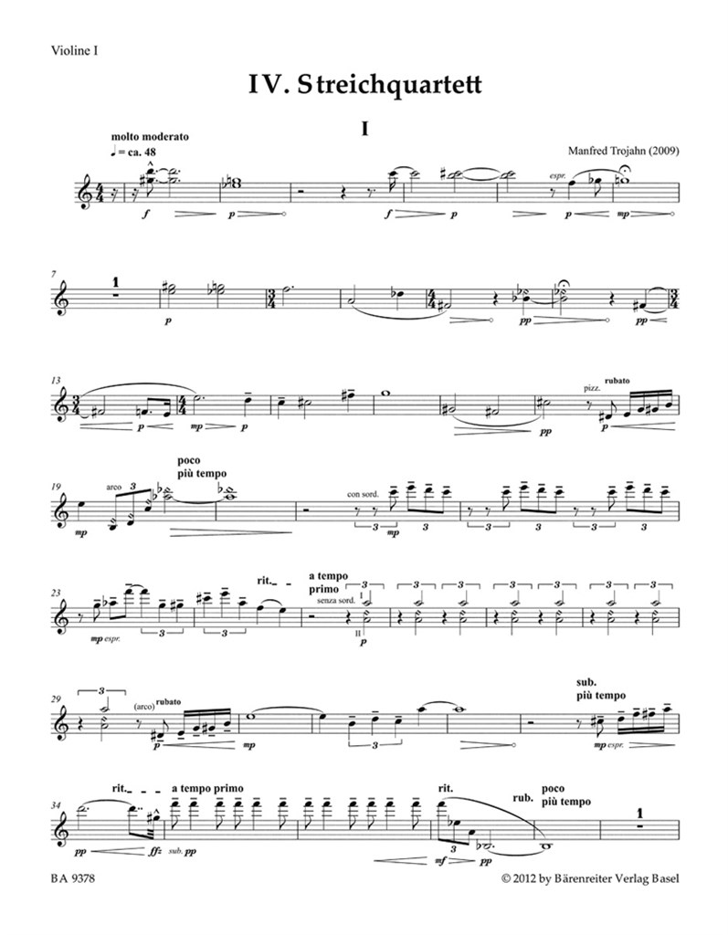 IV. String Quartet