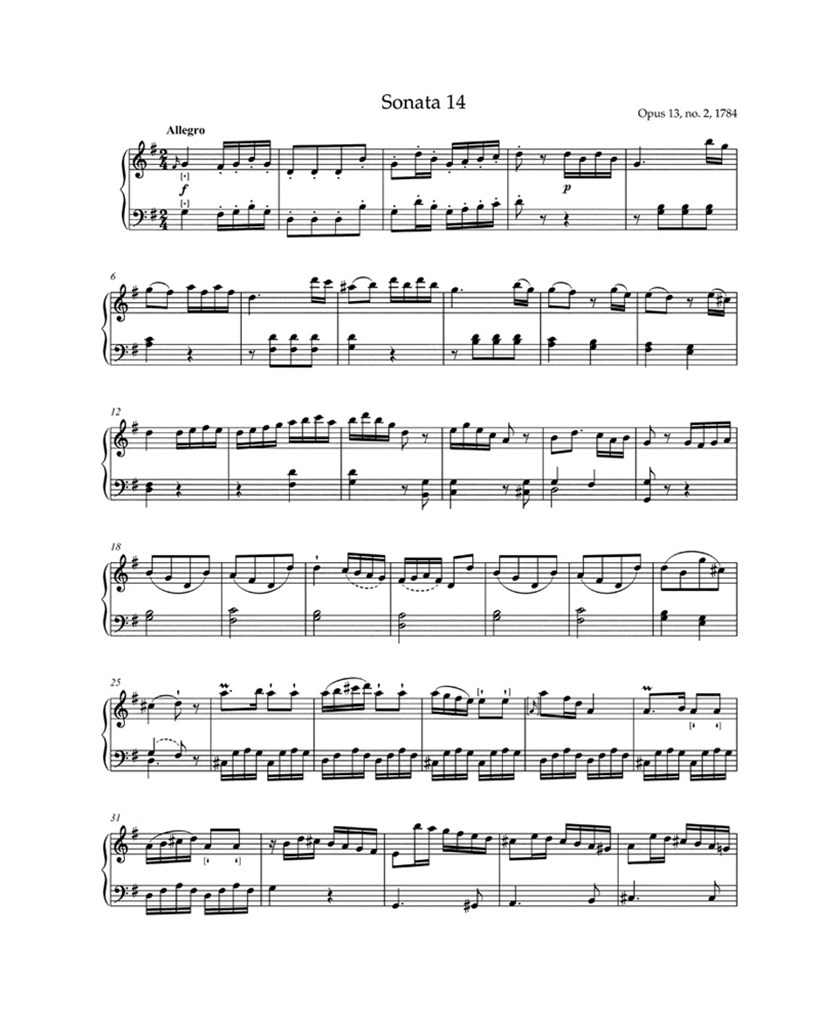 Samtliche Sonaten fur Clavier II
