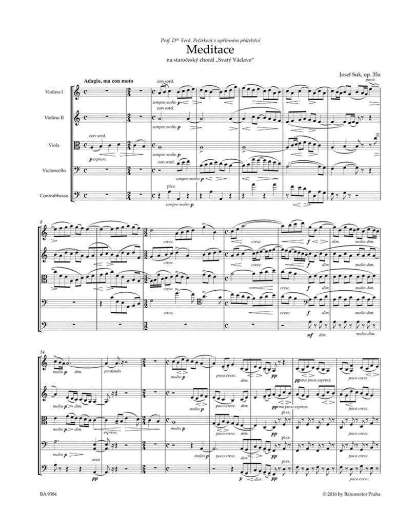 Meditation on the Old Czech Hymn St. Wenceslas