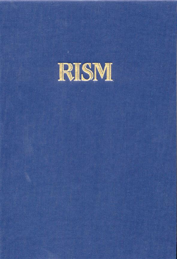 Int Quellenlexikon der Musik (RISM) Seria C.