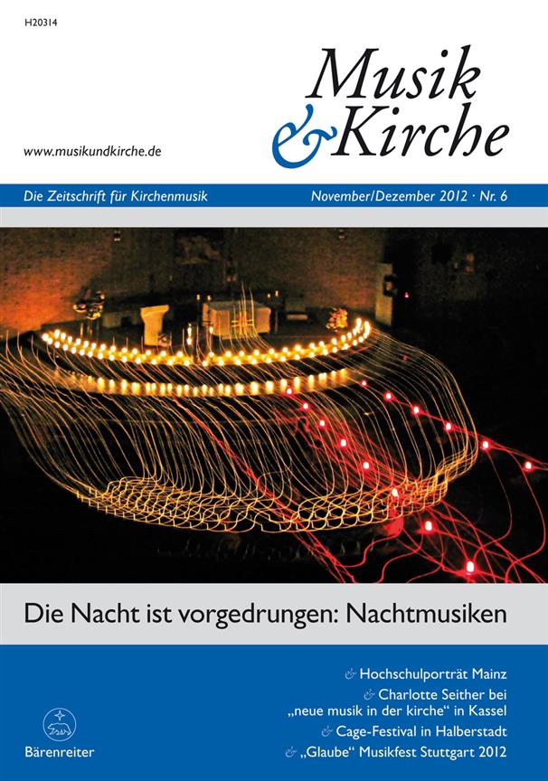 Musik & Kirche, Heft 6/2012