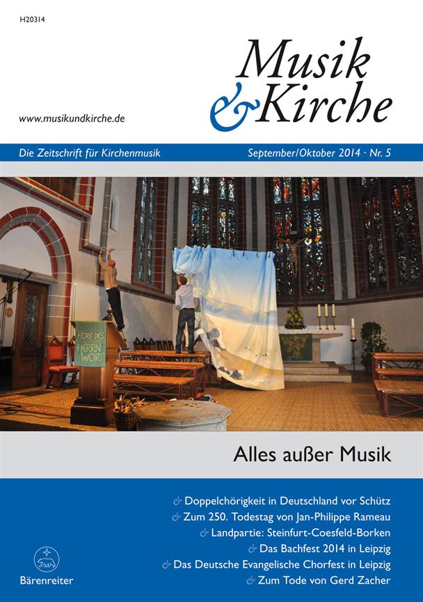 Musik & Kirche, Heft 5/2014