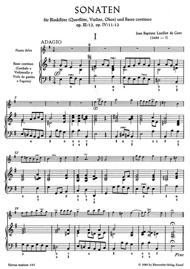 Sonaten 3 Op.3 & 4