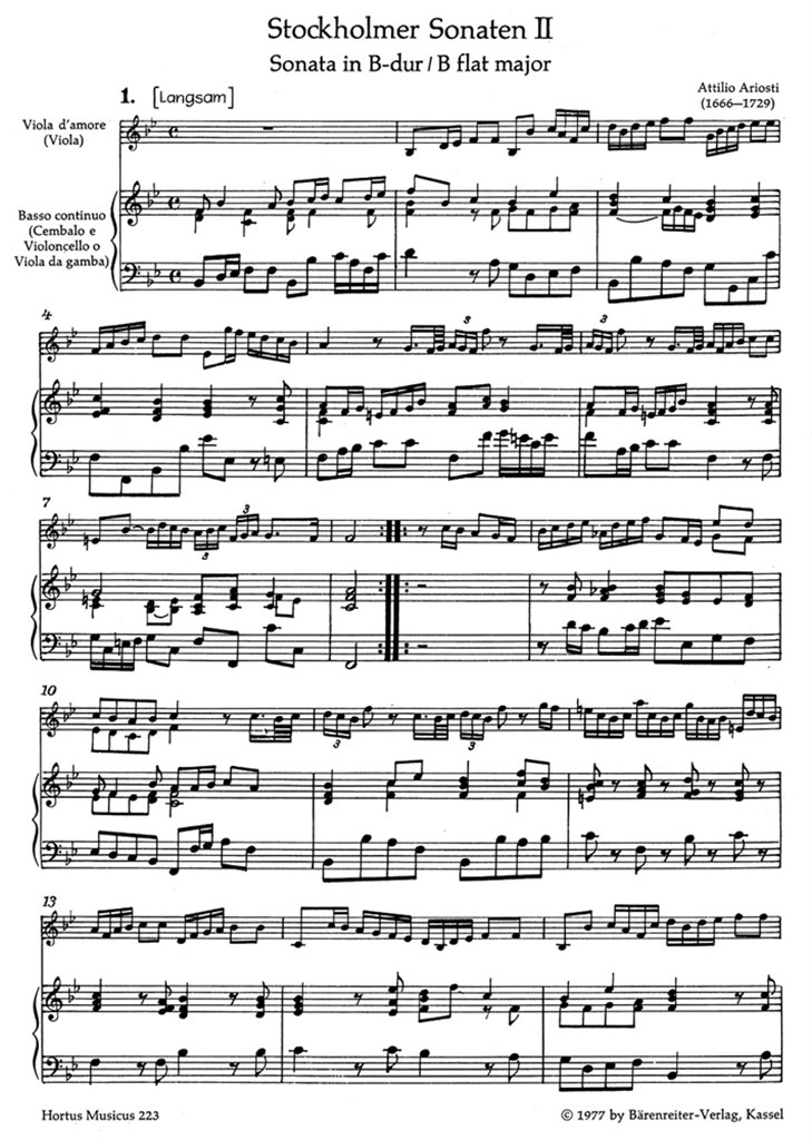 Sonatas 4-6 Va Bc
