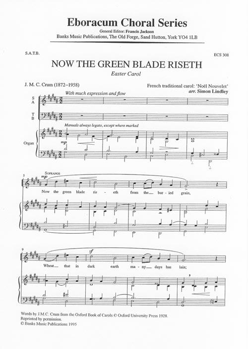 Now The Green Blade Riseth