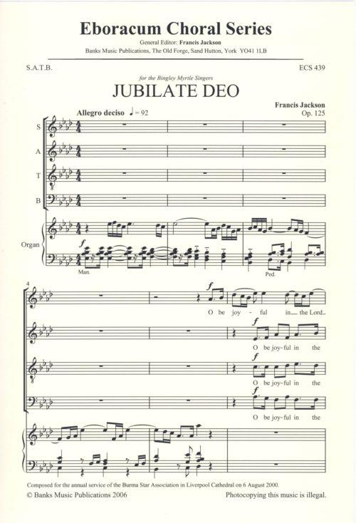 Jubilate Deo