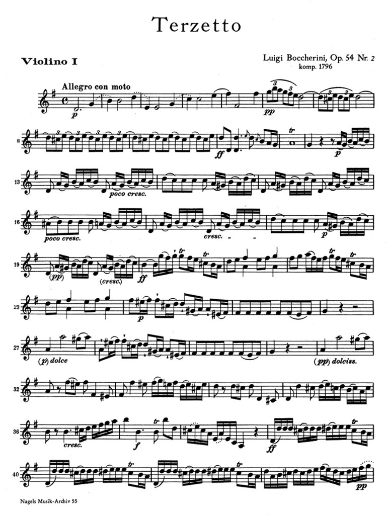 Streichtrio G major op. 54-2