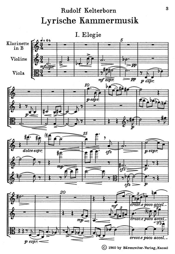 Lyrische Kammermusik