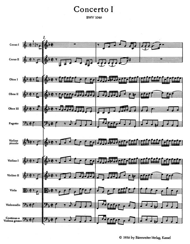 Six Brandenburg Concertos BWV 1046-1051