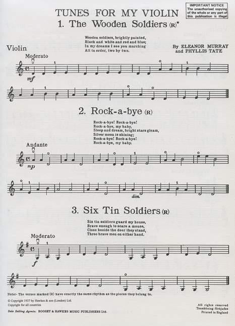Tunes For My Violin