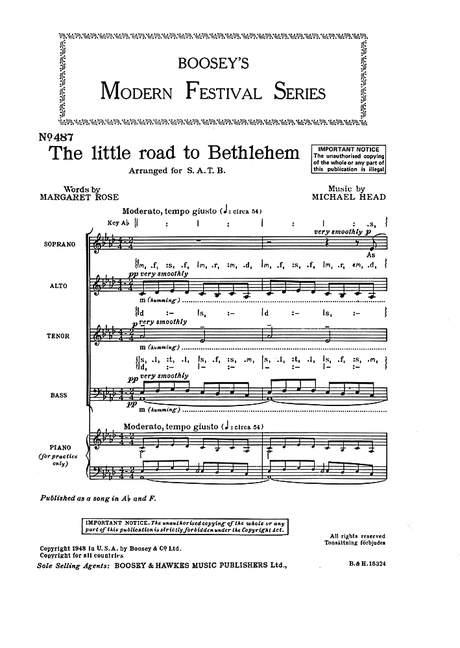 The little road to Bethlehem
