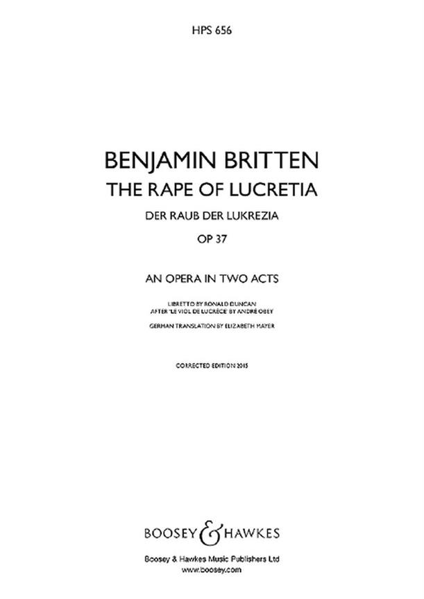 Der Raub der Lukrezia op. 37