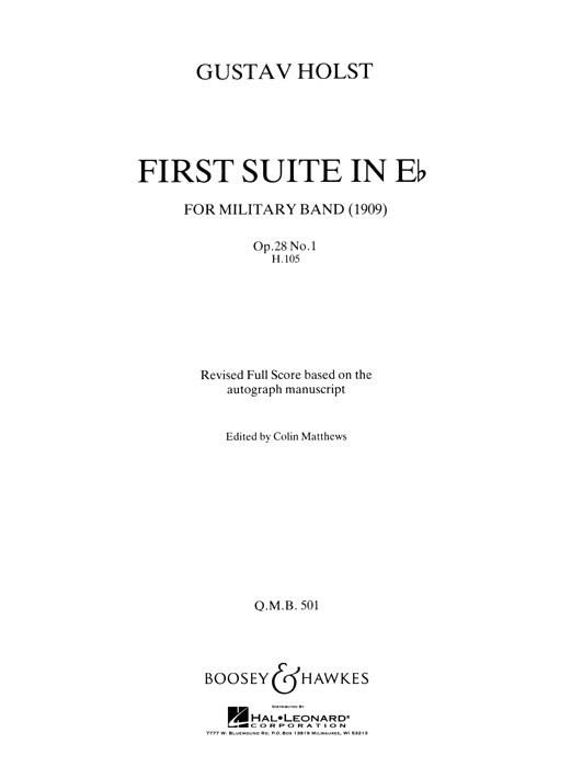 First Suite in E Flat