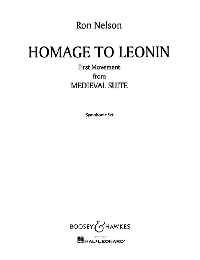 Medieval Suite - Nr. 1 Homage to Leonin