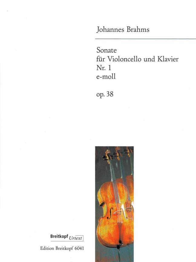 Sonate 1 E Op.38