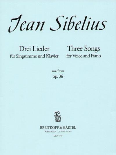 Drei Lieder op. 36