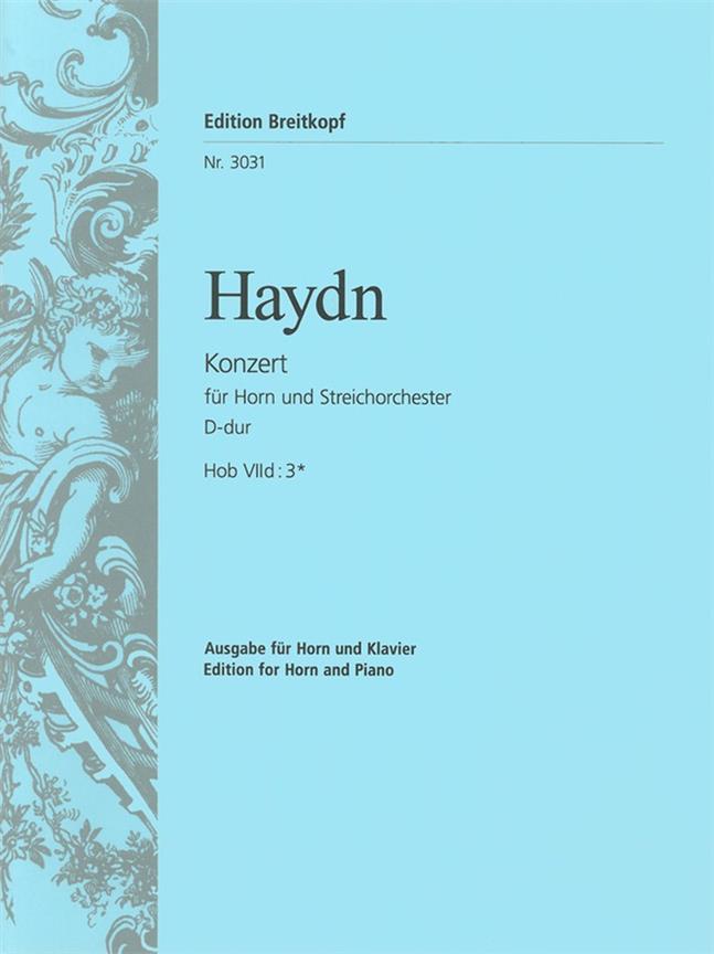 Hornkonzert D-Dur Hob VIId:3 / Horn Concerto in D