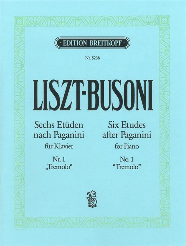 6 Etüden Nr. 1: Tremolo g-moll