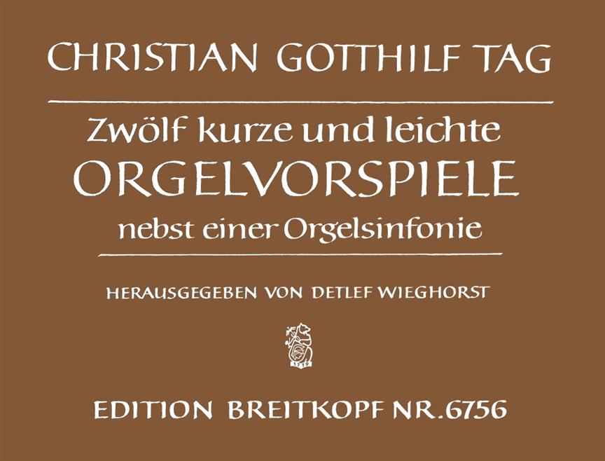 12 kurze u.leichte Orgelvorsp.