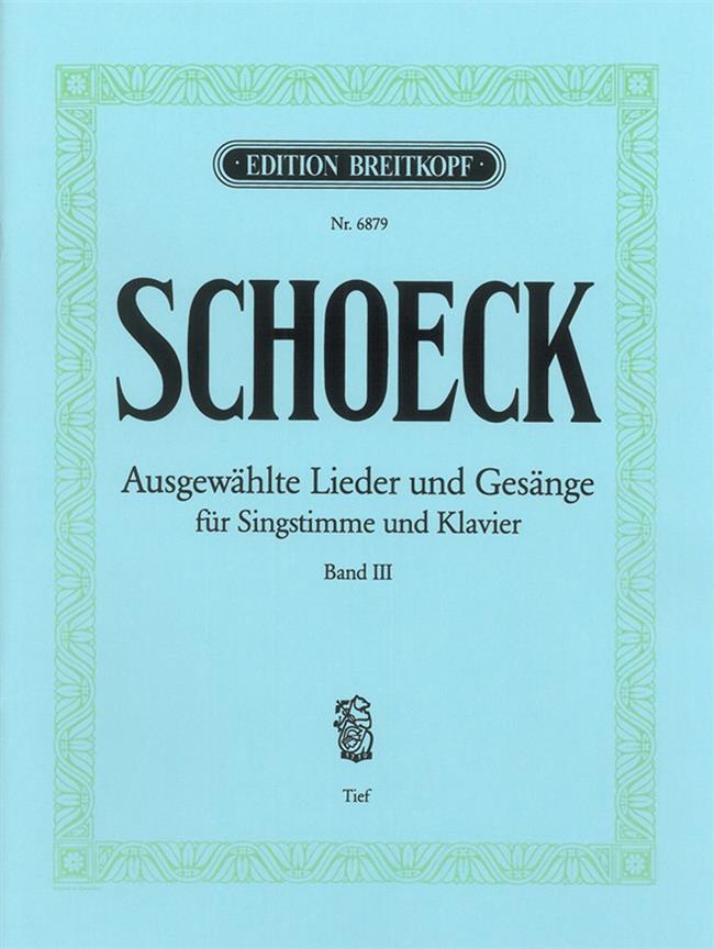 Ausgew. Lieder und Gesänge III