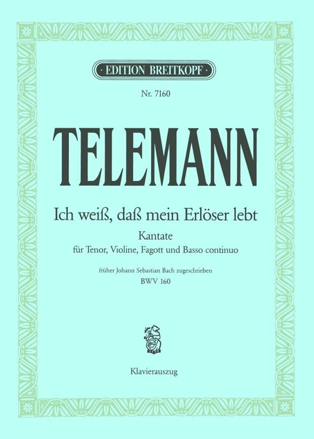 Ich weiss, dass mein (BWV 160)