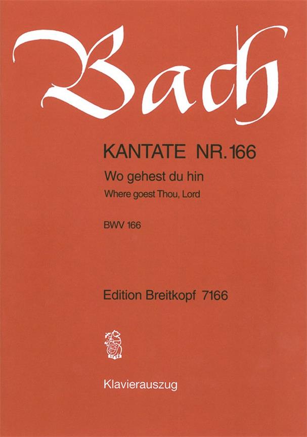 Kantate 166 Wo gehest du hin