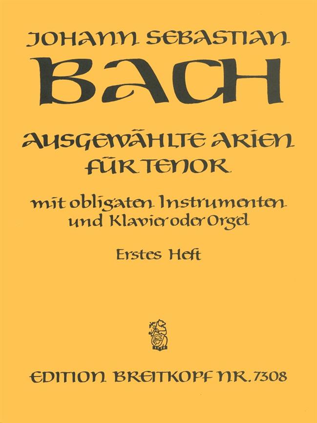 Ausgewählte Arien für Tenor 1