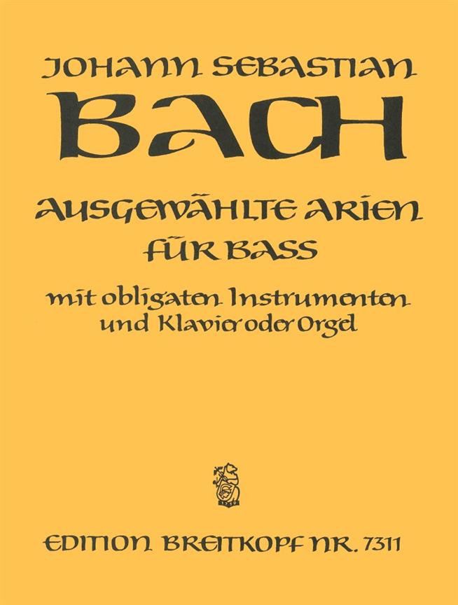 Ausgewählte Arien für Bass