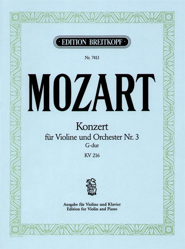Violin Concerto No. 3 in G major K. 216