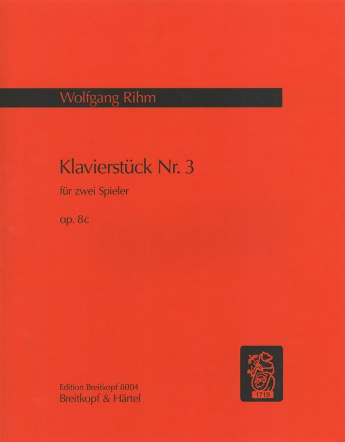 Klavierstück Nr. 3 op. 8c