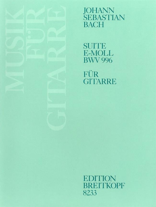 Suite e-moll BWV 996
