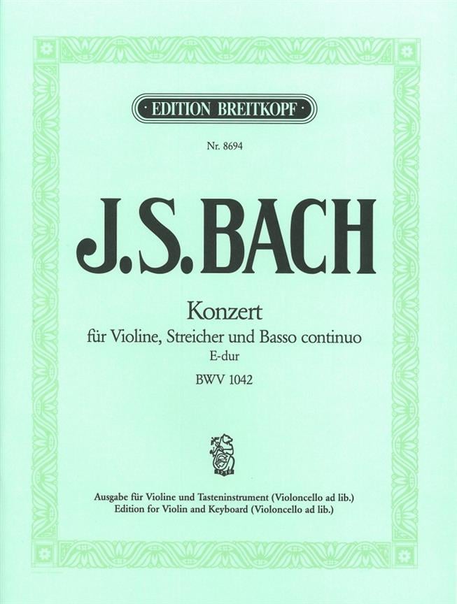 Violinkonzert E-dur BWV 1042