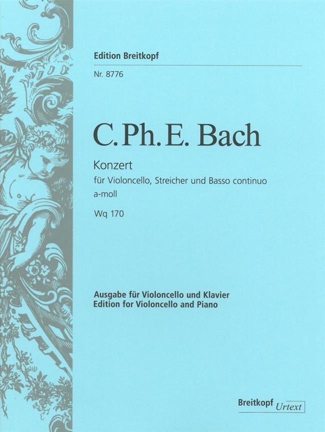 Cellokonzert a-moll Wq 170
