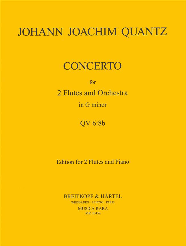 Konzert für 2 Flöten, Streicher und Bc. in g