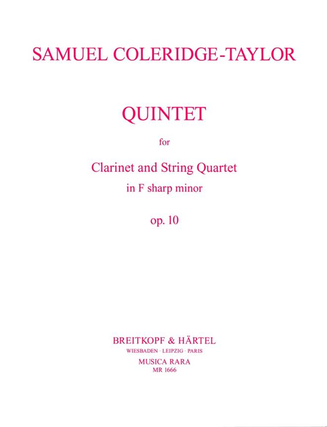 Quintett in fis-moll op. 10