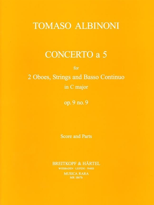Concerto a 5 in C op. 9/9