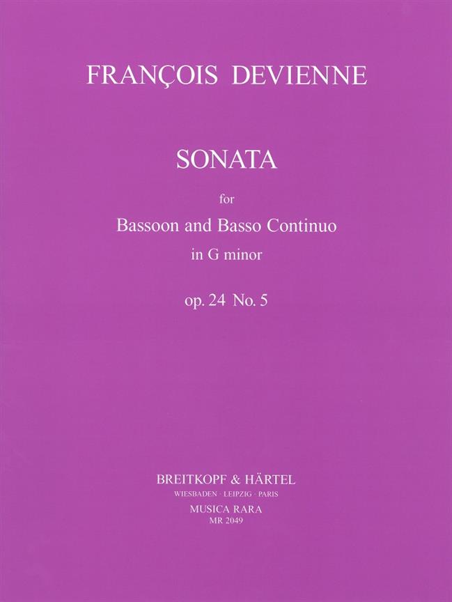 Sonate in g op. 24 Nr. 5