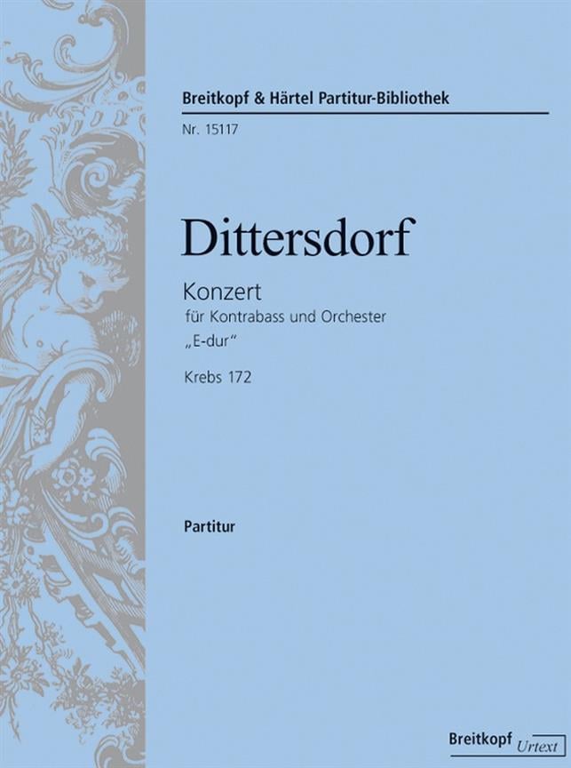 Kontrabasskonzert E-dur Krebs 172