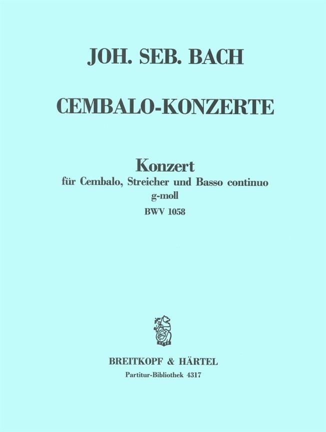 Cembalokonzert g-moll BWV 1058