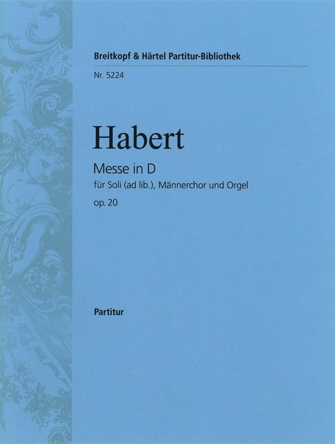 Messe in D op. 20
