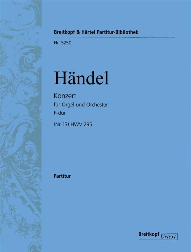 Orgelkonz. F-dur(Nr.13) HWV295