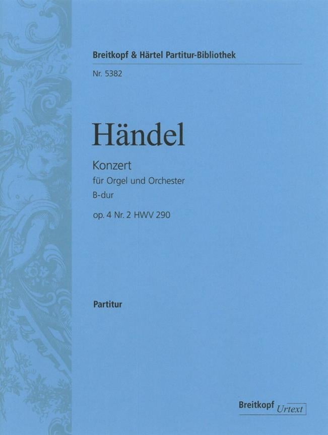 Orgelkonz.B-dur op.4/2 HWV 290