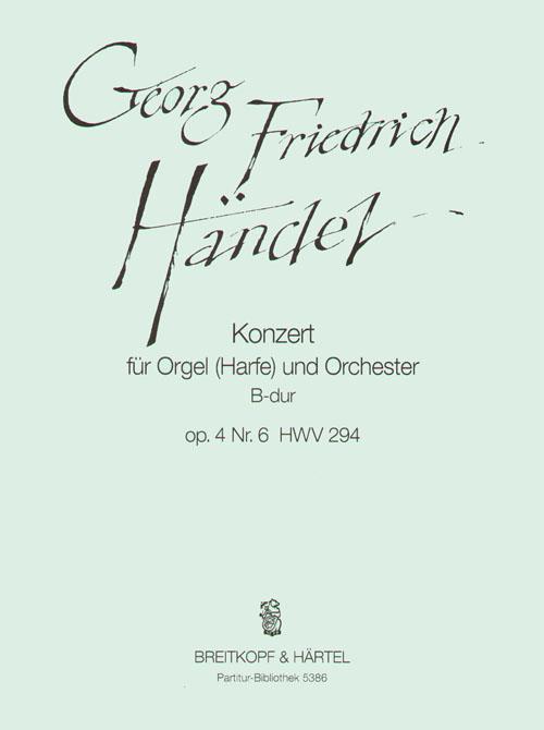 Orgelkonz.B-dur(Nr.6) HWV 294