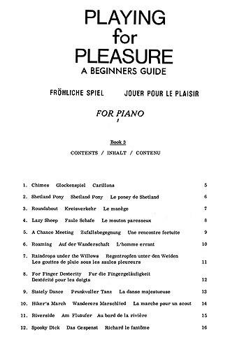 Playing For Pleasure 3 Grade 1