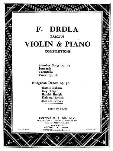 Hungarian Dances Op.30 No.1 'Hej Des Fenjes'