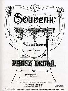 Souvenir For Violin And Piano